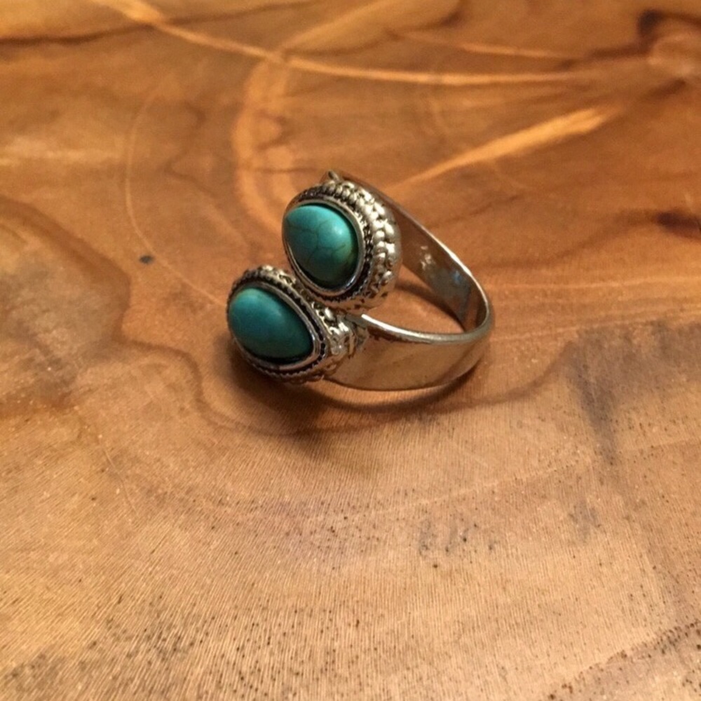Turquoise Boho Statement Ring - Picture 11 of 16
